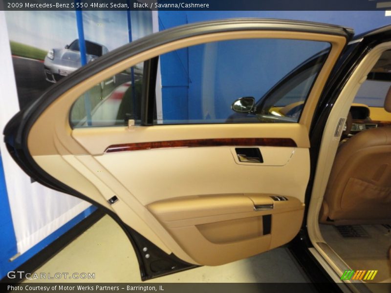 Black / Savanna/Cashmere 2009 Mercedes-Benz S 550 4Matic Sedan