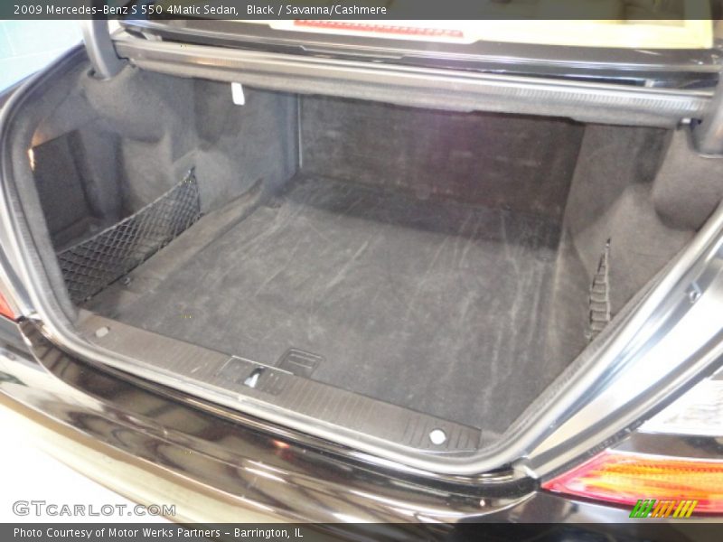 Black / Savanna/Cashmere 2009 Mercedes-Benz S 550 4Matic Sedan