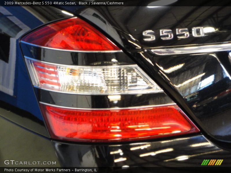 Black / Savanna/Cashmere 2009 Mercedes-Benz S 550 4Matic Sedan