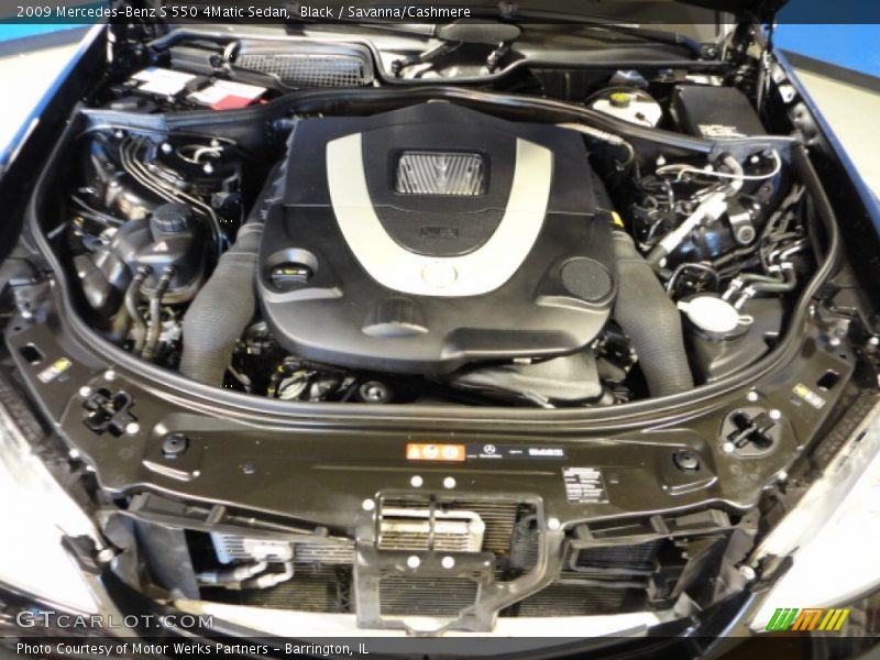 Black / Savanna/Cashmere 2009 Mercedes-Benz S 550 4Matic Sedan