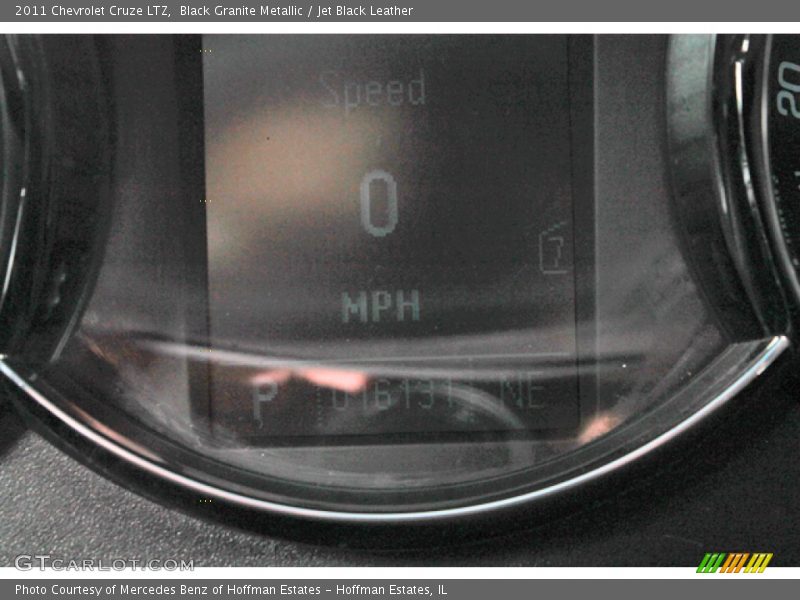 Black Granite Metallic / Jet Black Leather 2011 Chevrolet Cruze LTZ