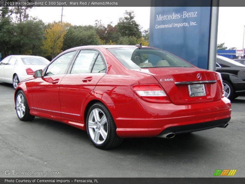 Mars Red / Almond/Mocha 2011 Mercedes-Benz C 300 Sport