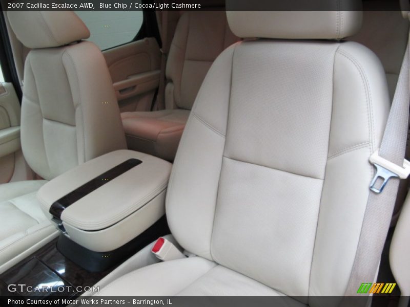 Blue Chip / Cocoa/Light Cashmere 2007 Cadillac Escalade AWD