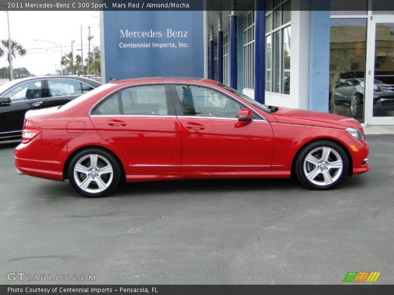 Mars Red / Almond/Mocha 2011 Mercedes-Benz C 300 Sport