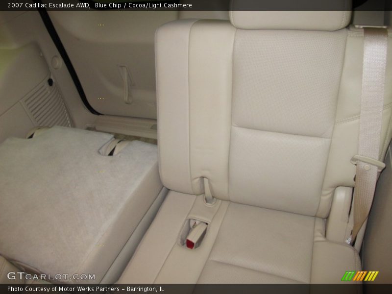 Blue Chip / Cocoa/Light Cashmere 2007 Cadillac Escalade AWD