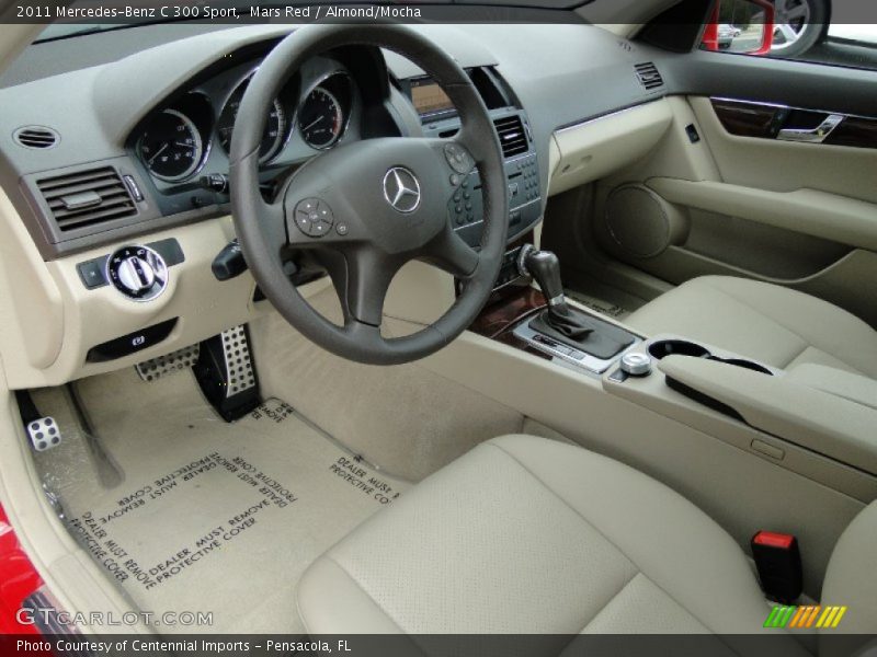 Mars Red / Almond/Mocha 2011 Mercedes-Benz C 300 Sport
