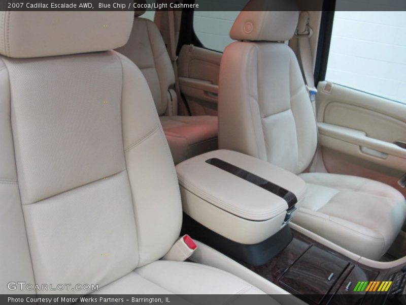 Blue Chip / Cocoa/Light Cashmere 2007 Cadillac Escalade AWD