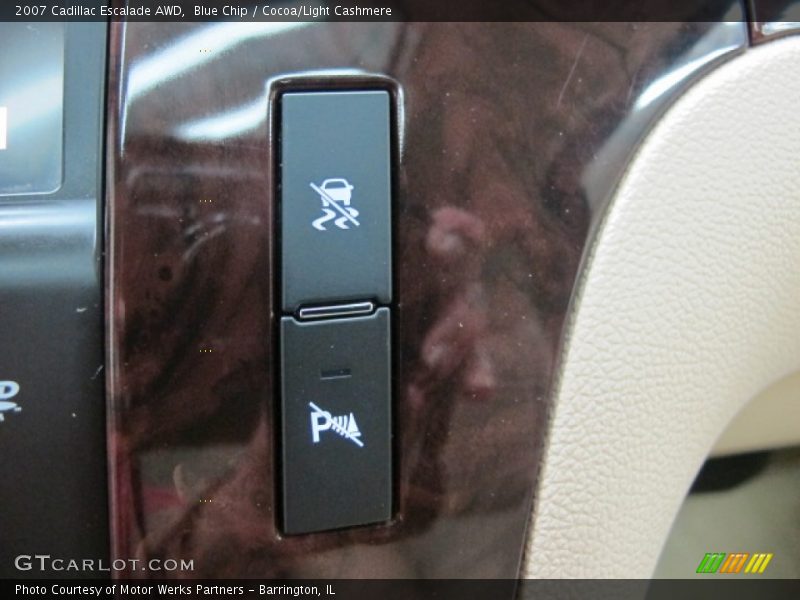 Blue Chip / Cocoa/Light Cashmere 2007 Cadillac Escalade AWD