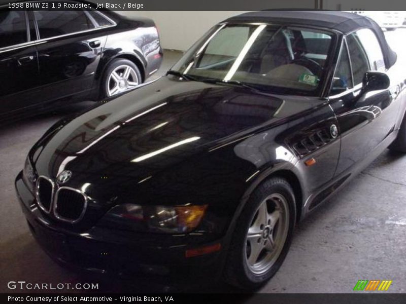 Jet Black / Beige 1998 BMW Z3 1.9 Roadster