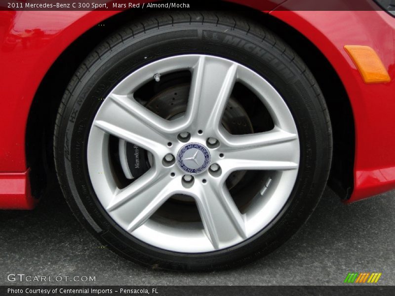 Mars Red / Almond/Mocha 2011 Mercedes-Benz C 300 Sport