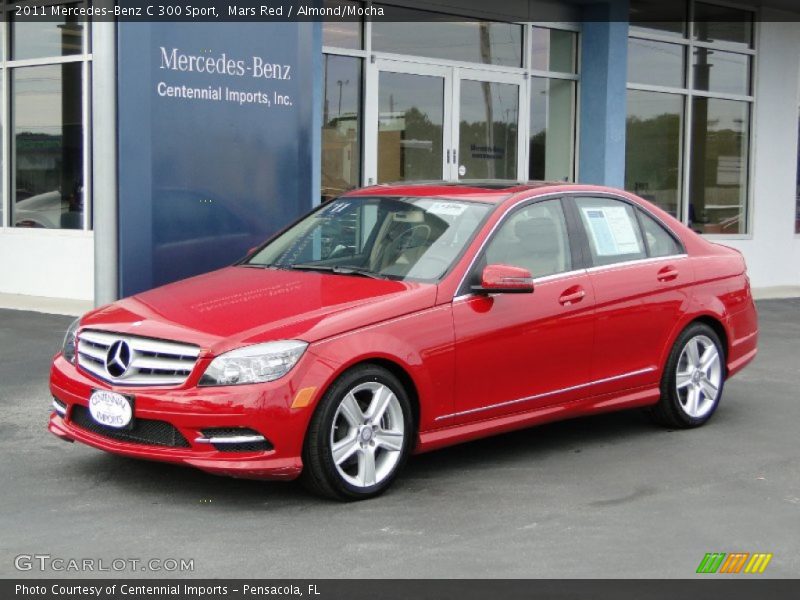 Mars Red / Almond/Mocha 2011 Mercedes-Benz C 300 Sport