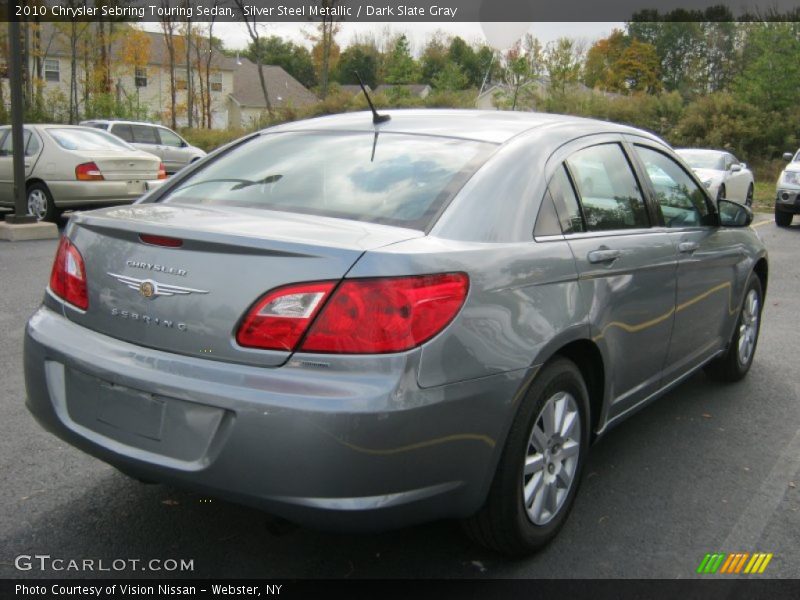 Silver Steel Metallic / Dark Slate Gray 2010 Chrysler Sebring Touring Sedan