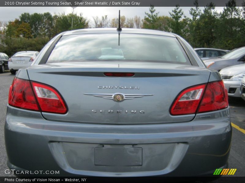 Silver Steel Metallic / Dark Slate Gray 2010 Chrysler Sebring Touring Sedan