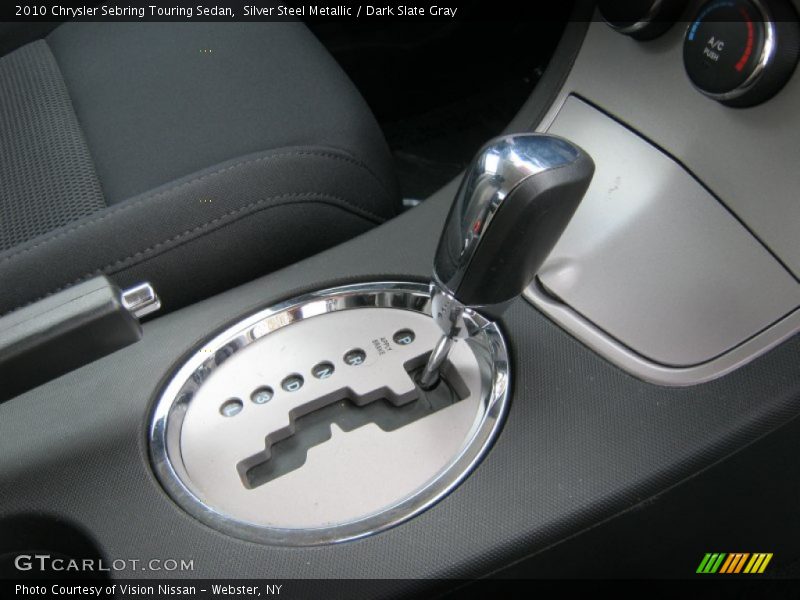 Silver Steel Metallic / Dark Slate Gray 2010 Chrysler Sebring Touring Sedan