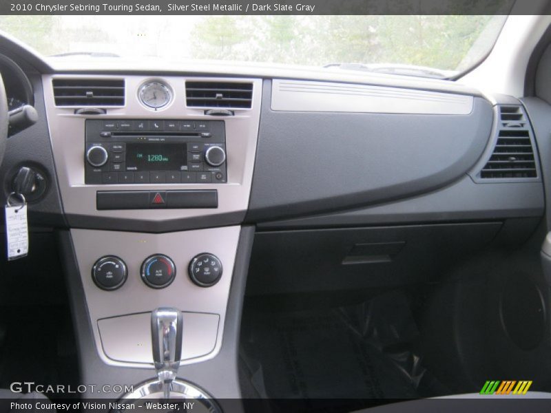 Silver Steel Metallic / Dark Slate Gray 2010 Chrysler Sebring Touring Sedan