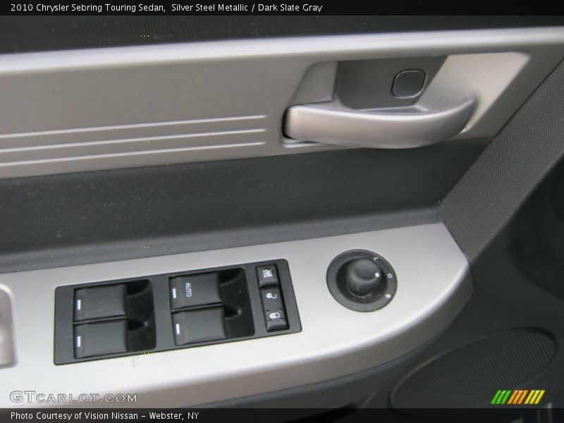 Silver Steel Metallic / Dark Slate Gray 2010 Chrysler Sebring Touring Sedan