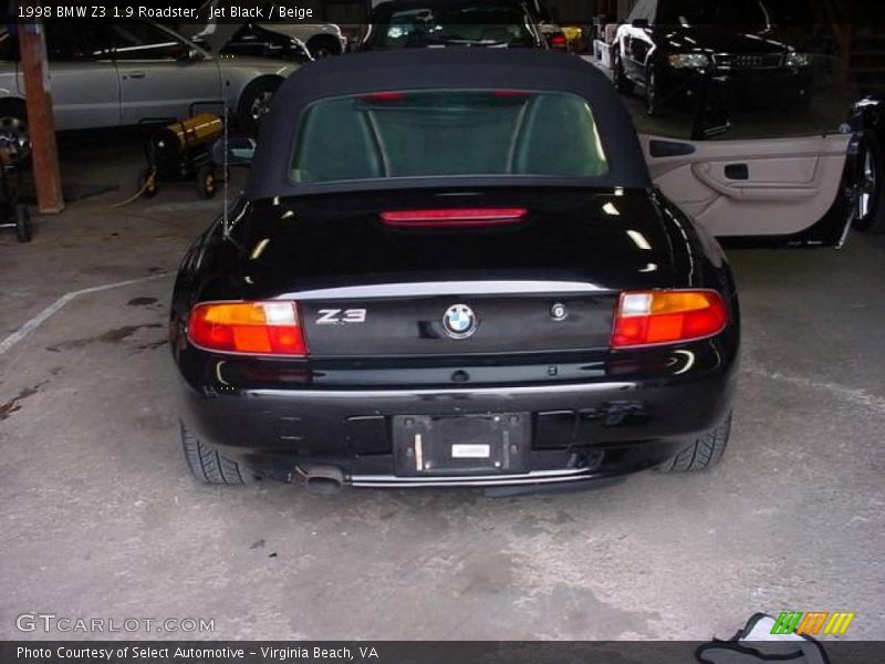 Jet Black / Beige 1998 BMW Z3 1.9 Roadster