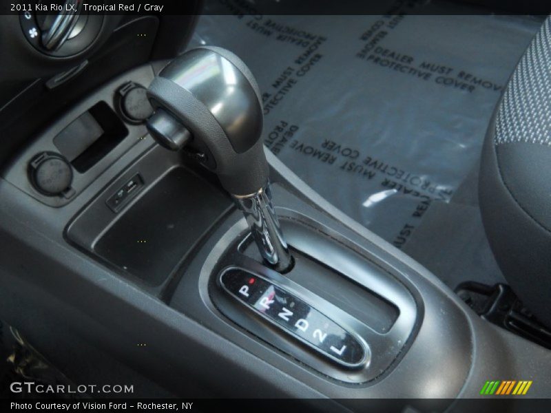 Tropical Red / Gray 2011 Kia Rio LX