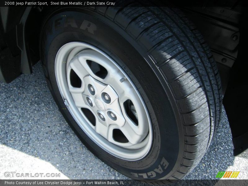 Steel Blue Metallic / Dark Slate Gray 2008 Jeep Patriot Sport