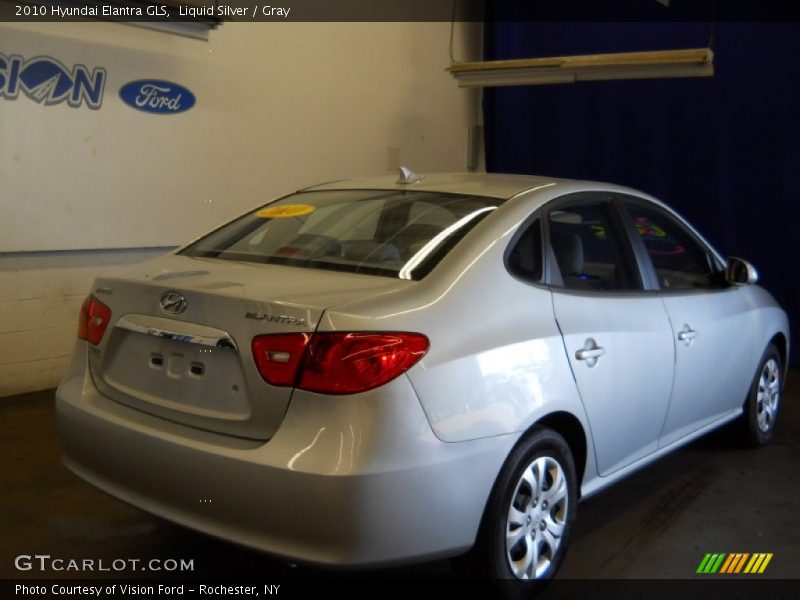 Liquid Silver / Gray 2010 Hyundai Elantra GLS