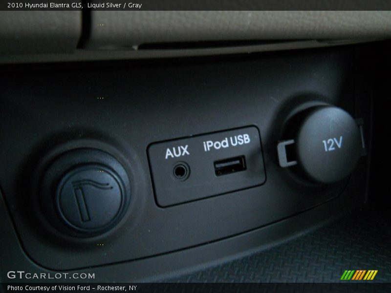 Liquid Silver / Gray 2010 Hyundai Elantra GLS