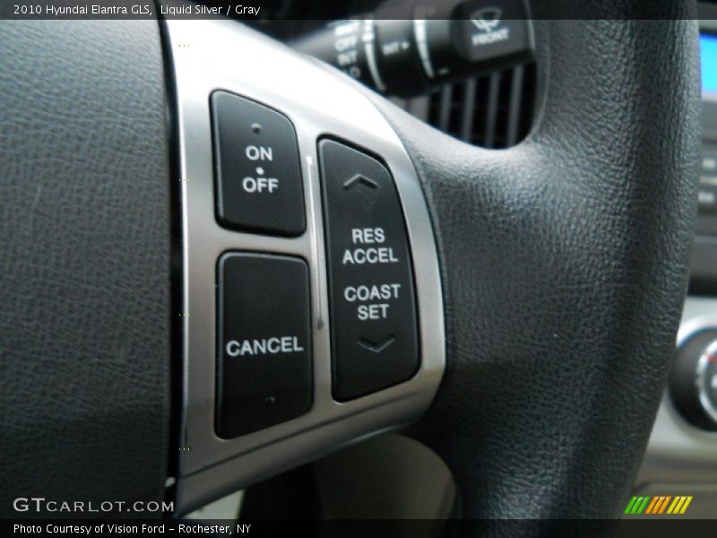 Liquid Silver / Gray 2010 Hyundai Elantra GLS
