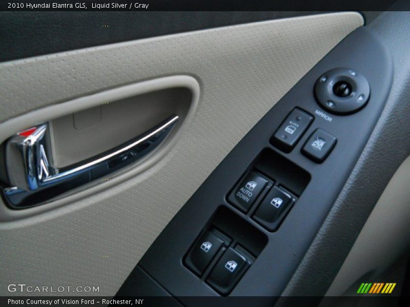 Liquid Silver / Gray 2010 Hyundai Elantra GLS