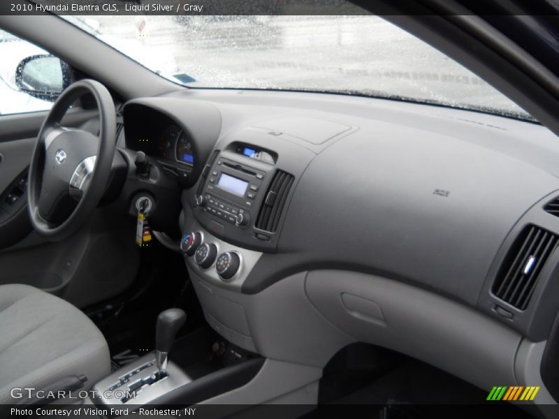 Liquid Silver / Gray 2010 Hyundai Elantra GLS