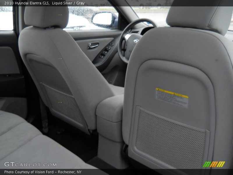 Liquid Silver / Gray 2010 Hyundai Elantra GLS