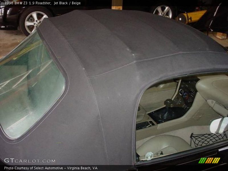 Jet Black / Beige 1998 BMW Z3 1.9 Roadster