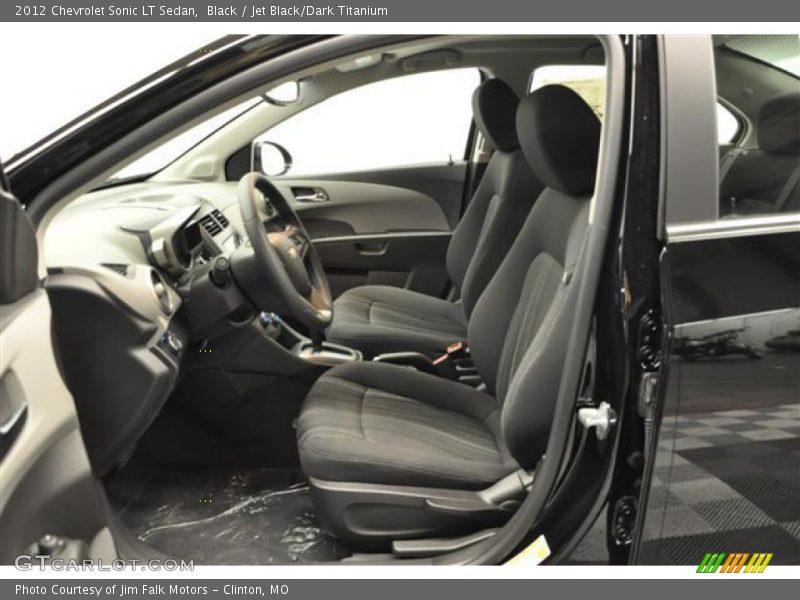 Black / Jet Black/Dark Titanium 2012 Chevrolet Sonic LT Sedan
