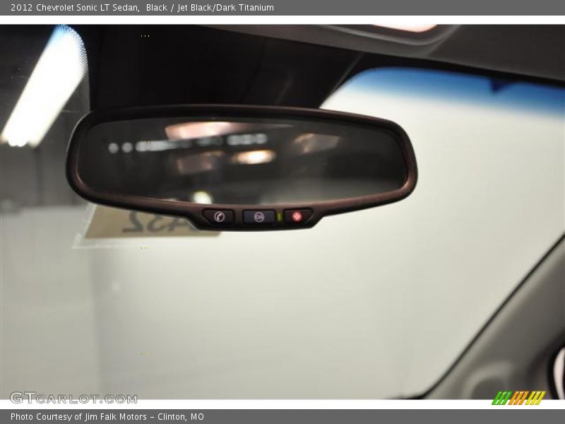 Black / Jet Black/Dark Titanium 2012 Chevrolet Sonic LT Sedan