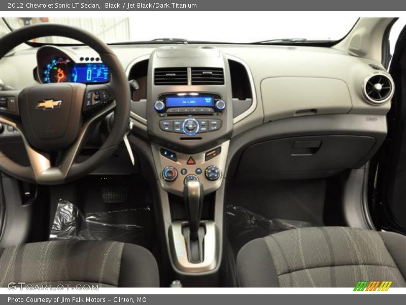 Black / Jet Black/Dark Titanium 2012 Chevrolet Sonic LT Sedan