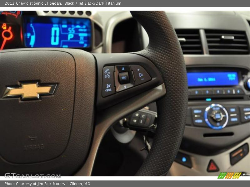 Black / Jet Black/Dark Titanium 2012 Chevrolet Sonic LT Sedan