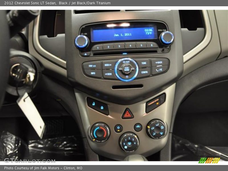 Black / Jet Black/Dark Titanium 2012 Chevrolet Sonic LT Sedan