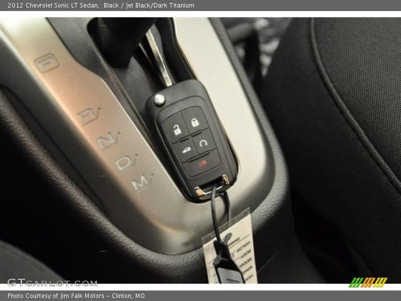 Black / Jet Black/Dark Titanium 2012 Chevrolet Sonic LT Sedan
