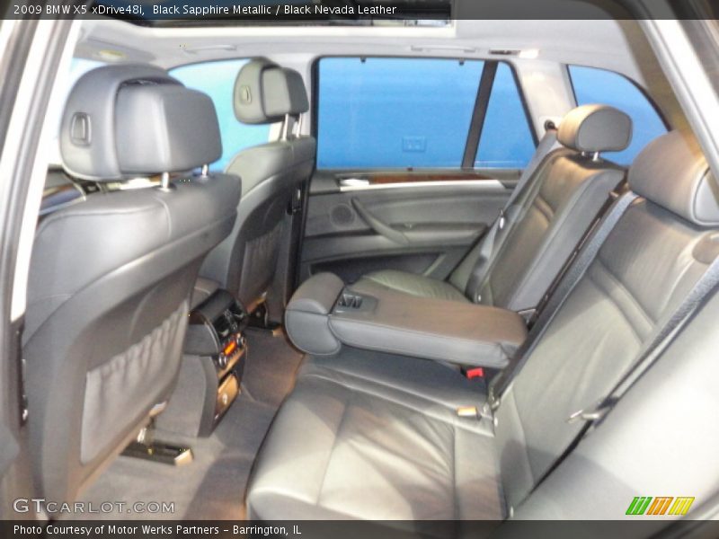 Black Sapphire Metallic / Black Nevada Leather 2009 BMW X5 xDrive48i