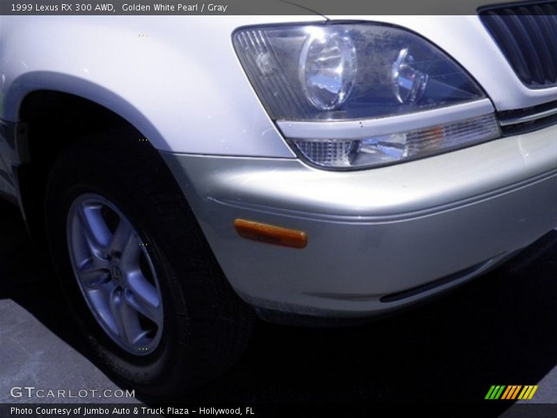 Golden White Pearl / Gray 1999 Lexus RX 300 AWD