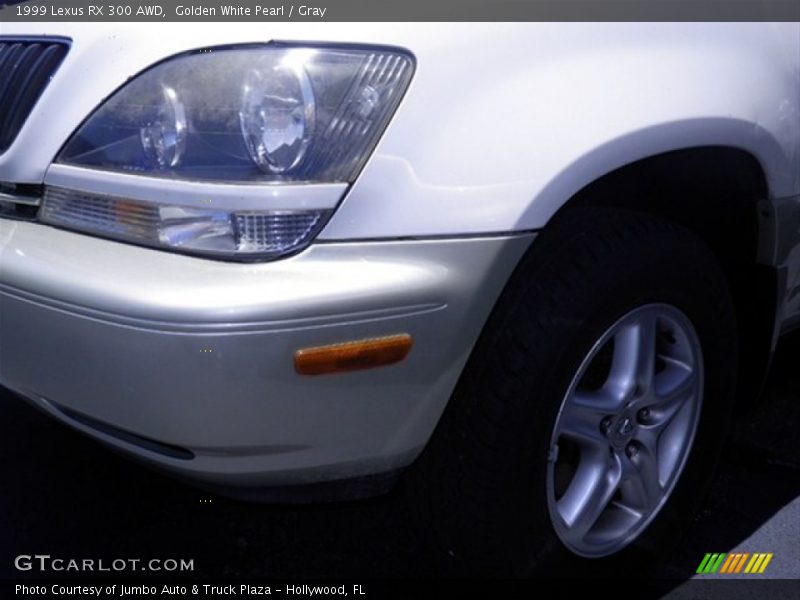 Golden White Pearl / Gray 1999 Lexus RX 300 AWD