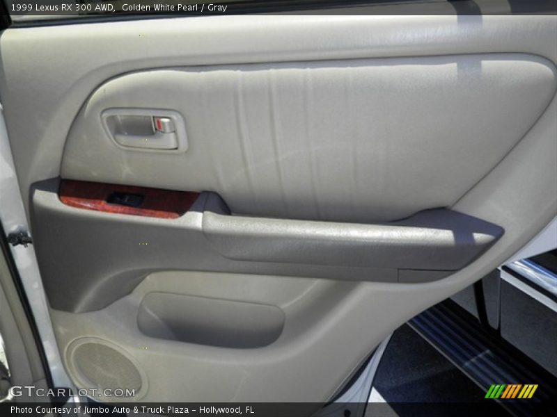 Golden White Pearl / Gray 1999 Lexus RX 300 AWD