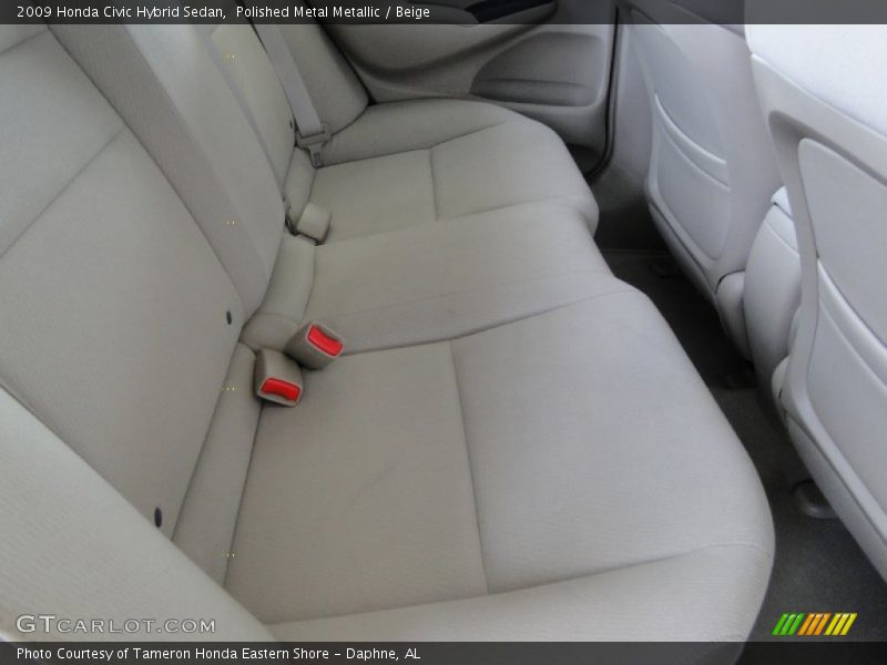 Polished Metal Metallic / Beige 2009 Honda Civic Hybrid Sedan