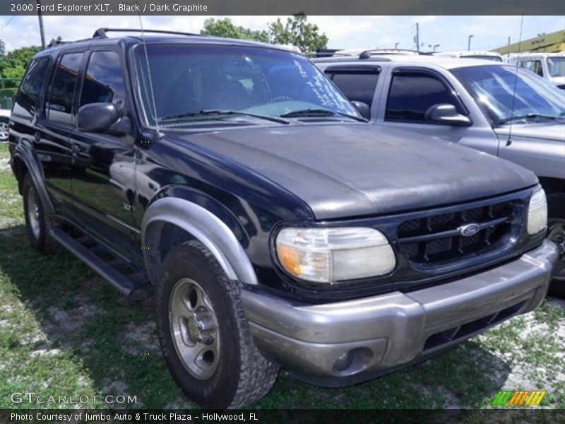 Black / Dark Graphite 2000 Ford Explorer XLT