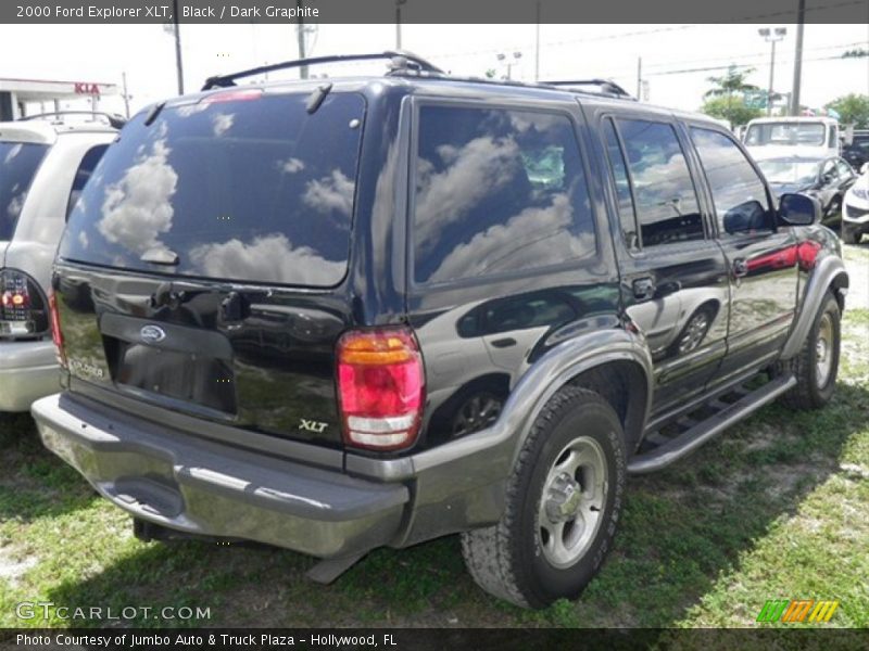 Black / Dark Graphite 2000 Ford Explorer XLT