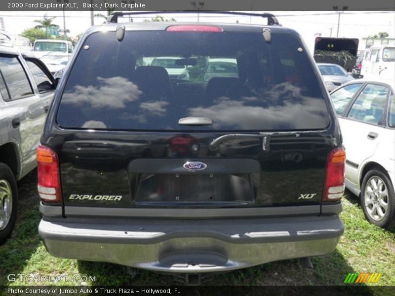 Black / Dark Graphite 2000 Ford Explorer XLT