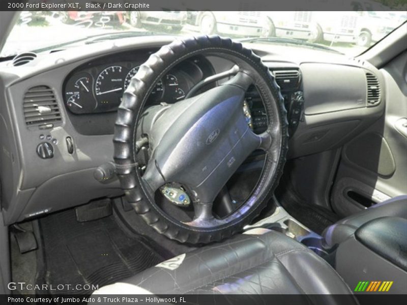 Black / Dark Graphite 2000 Ford Explorer XLT