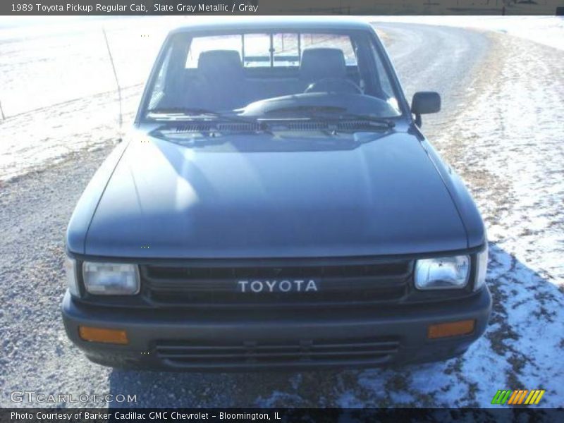Slate Gray Metallic / Gray 1989 Toyota Pickup Regular Cab
