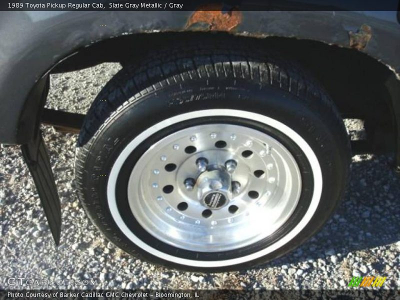 Slate Gray Metallic / Gray 1989 Toyota Pickup Regular Cab