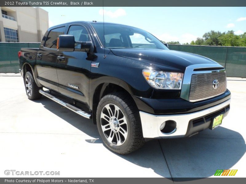 Black / Black 2012 Toyota Tundra TSS CrewMax