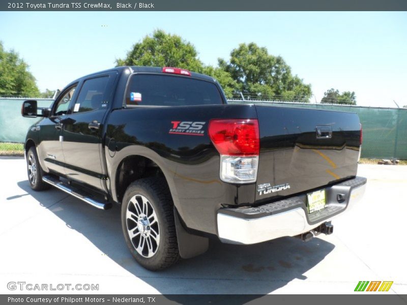 Black / Black 2012 Toyota Tundra TSS CrewMax