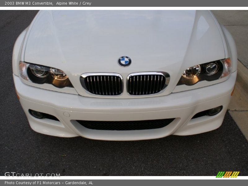 Alpine White / Grey 2003 BMW M3 Convertible